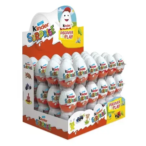 boite d'oeufs kinder surprise