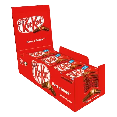 barre chocolaté KitKat en pack