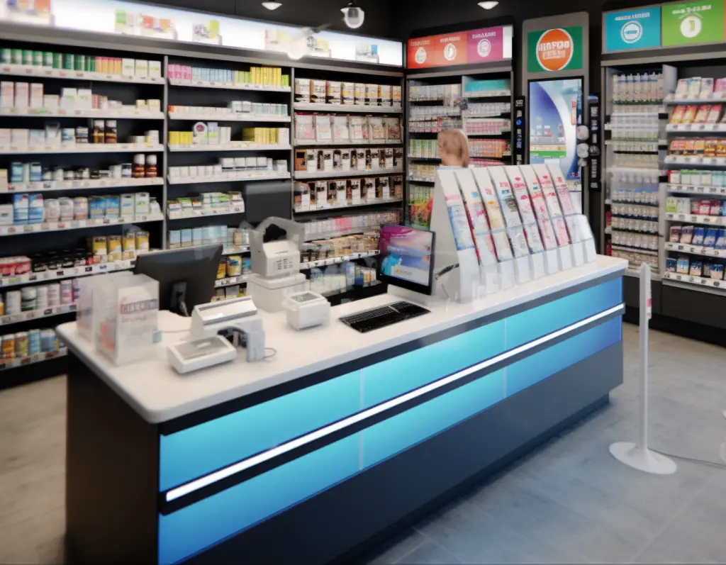 un bureau de tabac moderne